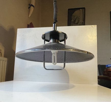 Vintage Black Architects Studio Rise and Fall Ceiling Lamp from Bell Belysning, 1980s-LCR-1755997