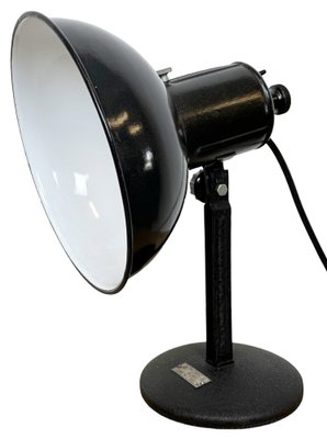 Vintage Black Enamel Table Photo Lamp, 1950s-CGF-1703649