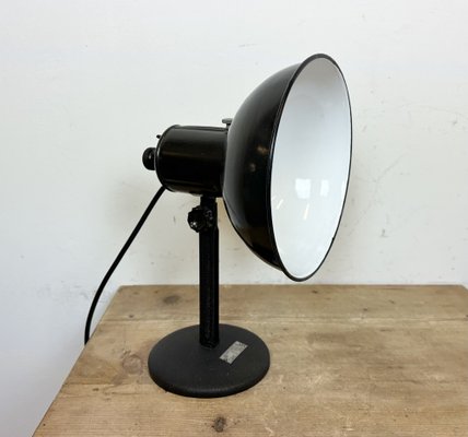 Vintage Black Enamel Table Photo Lamp, 1950s-CGF-1703649