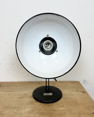 Vintage Black Enamel Table Photo Lamp, 1950s-CGF-1703649