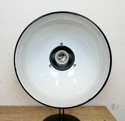 Vintage Black Enamel Table Photo Lamp, 1950s-CGF-1703649