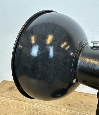 Vintage Black Enamel Table Photo Lamp, 1950s-CGF-1703649