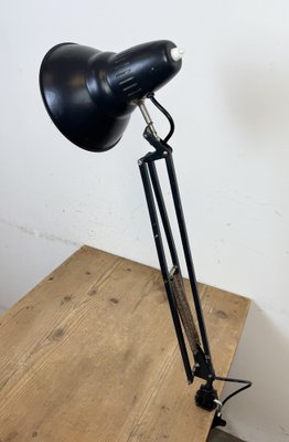 Vintage Black Italian Architect Table Lamp, 1970s-CGF-2043816