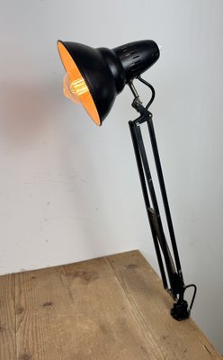 Vintage Black Italian Architect Table Lamp, 1970s-CGF-2043816