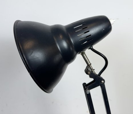 Vintage Black Italian Architect Table Lamp, 1970s-CGF-2043816