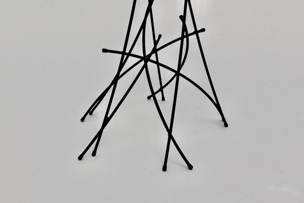 Vintage Black Metal Coat Rack by B.R.A.N.D, Vienna, 1980s-NB-1189198