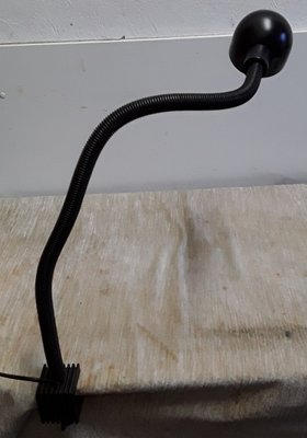 Vintage Black Plastic Desk Lamp, 1980s-HOI-1195882