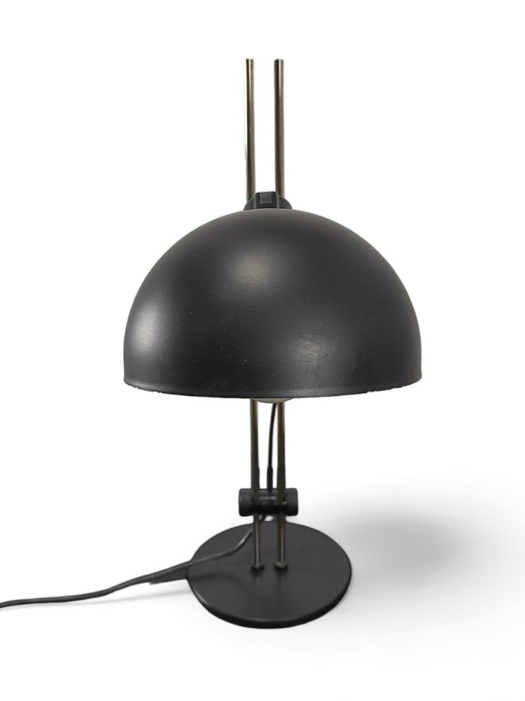 Vintage Black Steel Desk Lamp, 1960s