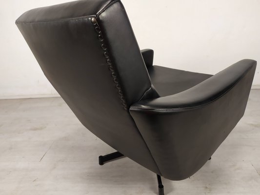 Vintage Black Swirl Armchair from Skai-EAD-1155618