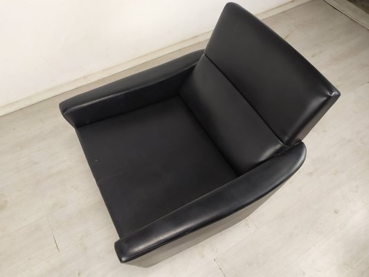 Vintage Black Swirl Armchair from Skai-EAD-1155618