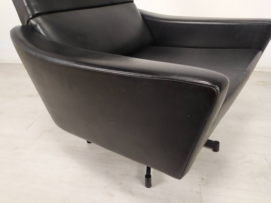 Vintage Black Swirl Armchair from Skai-EAD-1155618