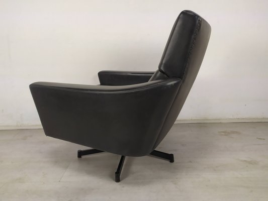 Vintage Black Swirl Armchair from Skai-EAD-1155618