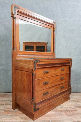 Vintage Blond Mahogany Drust of Psyche Dresser, 1880s-MWB-1320031