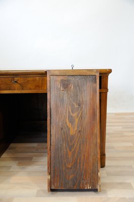 Vintage Blond Walnut Desk-GAP-646659