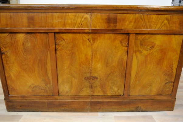 Vintage Blond Walnut Desk-GAP-646659