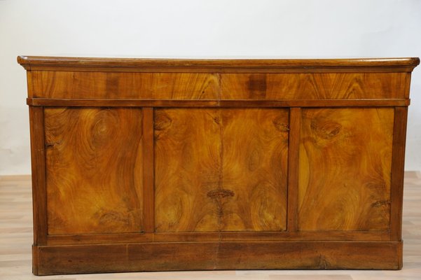 Vintage Blond Walnut Desk-GAP-646659