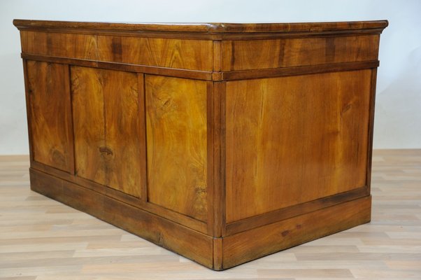 Vintage Blond Walnut Desk-GAP-646659