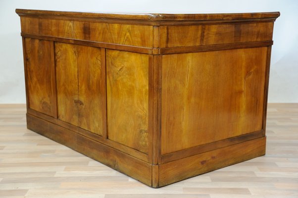 Vintage Blond Walnut Desk-GAP-646659