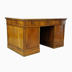 Vintage Blond Walnut Desk-GAP-646659