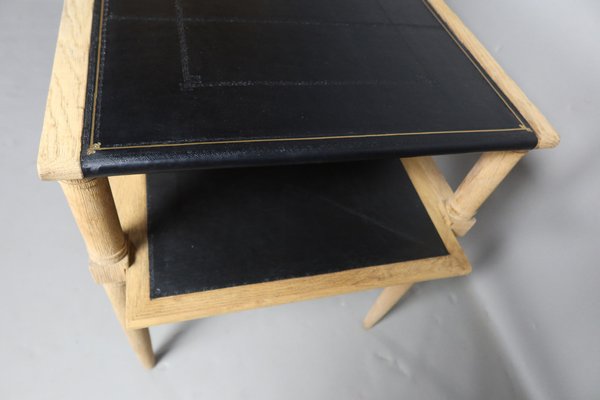 Vintage Blonde and Black Desk-WSV-1720585