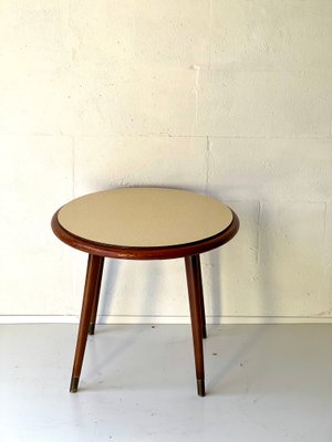 Vintage Blonde and Brown Coffee Table, 1950s-ALG-1348994