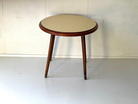 Vintage Blonde and Brown Coffee Table, 1950s-ALG-1348994