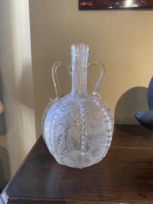 Vintage Blown Glass Bottle-TEP-1804999