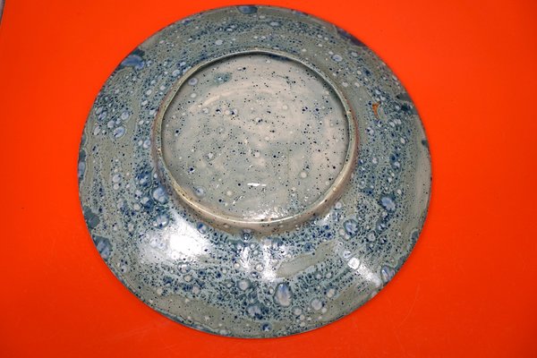 Vintage Blue Wall Plate from Germany, 1970s-CIP-1743115