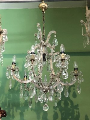 Vintage Bohemia Chandelier, 1950s-OLY-893985