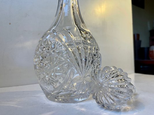 Vintage Bohemian Crystal Decanter, 1970s-LCR-1185371