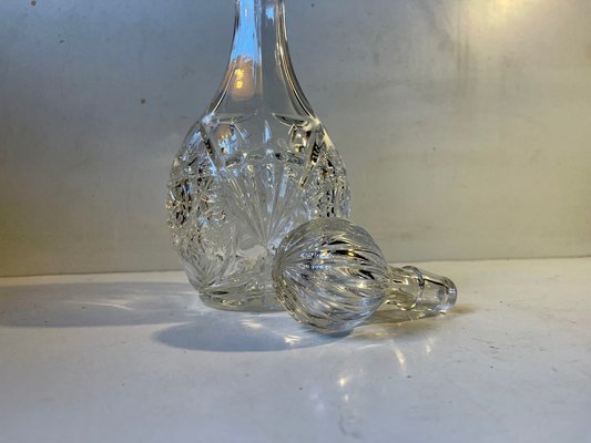 Vintage Bohemian Crystal Decanter, 1970s-LCR-1185371