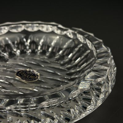 Vintage Bohemian Glass Ashtray by Bohemia Crystal, 1970s-WQC-2036157