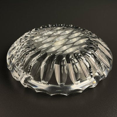 Vintage Bohemian Glass Ashtray by Bohemia Crystal, 1970s-WQC-2036157