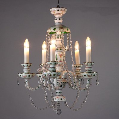 Vintage Bohemian Glass Chandelier-VMM-1801496