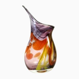 Vintage Bohemian Glass Vase, 1960s-UWE-1155732