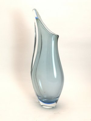 Vintage Bohemian Light Blue Vase, 1970s-UWE-1155736