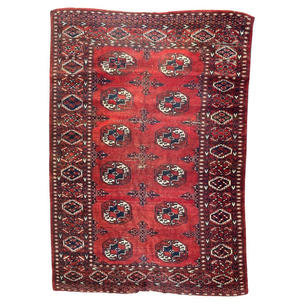 Vintage Bokhara Afghan Rug