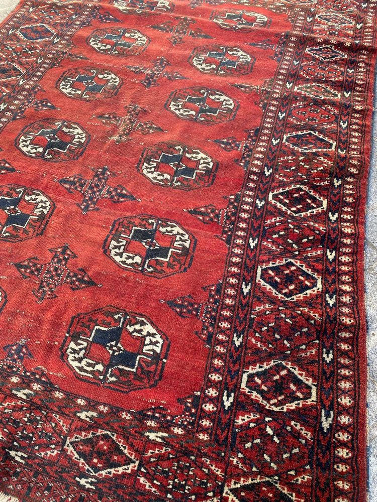 Vintage Bokhara Afghan Rug