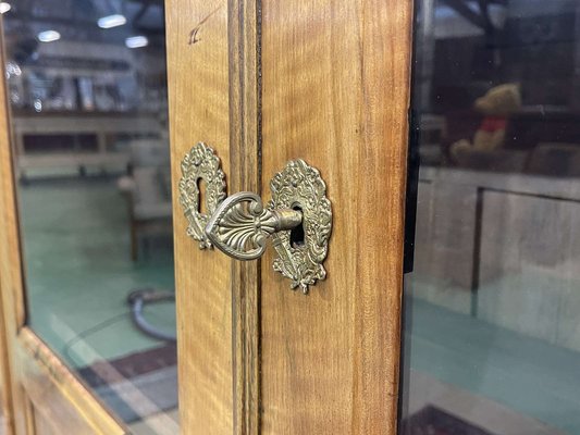 Vintage Bookcase Cabinet in Walnut-QYF-1788222