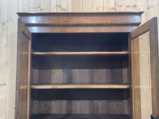 Vintage Bookcase Cabinet in Walnut-QYF-1788222