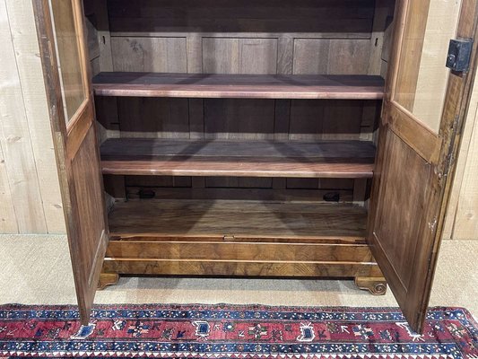 Vintage Bookcase Cabinet in Walnut-QYF-1788222