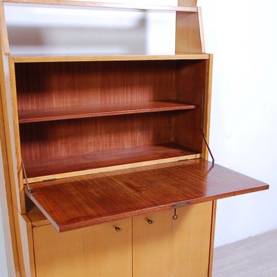 Vintage Bookcase Cabinet with Flap, 1960s-XSG-1796405