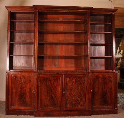 Vintage Bookcase in Mahogany, 19th Century-HPU-1717951