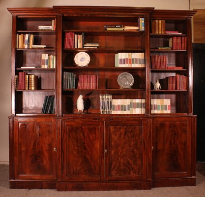 Vintage Bookcase in Mahogany, 19th Century-HPU-1717951