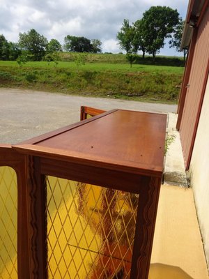 Vintage Bookcase in Wood and Glass, 1970s-ABK-2022477