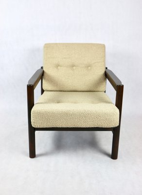 Vintage Boucle Armchair in Beige, 1970s-UJQ-1720891