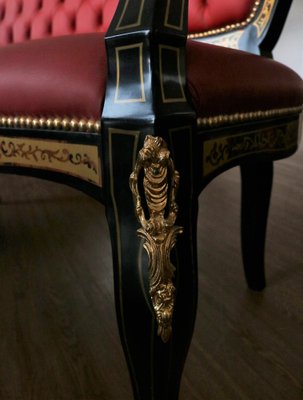 Vintage Boulle Style Sofa-IYX-1319395