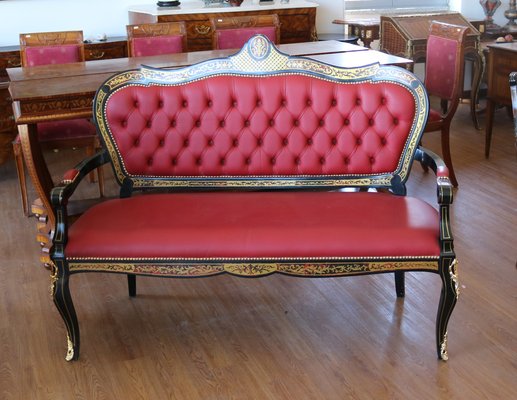 Vintage Boulle Style Sofa-IYX-1319395