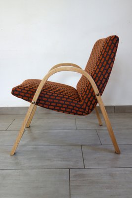 Vintage Bow Wood Armchair from Steiner, 1950s-XTZ-2023586