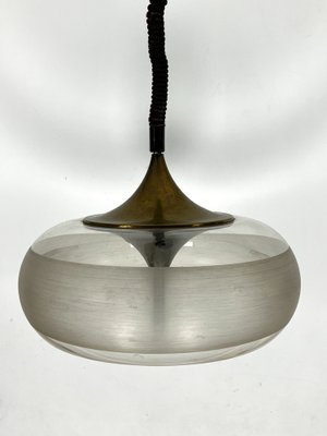 Vintage Brass and Acrylic Ceiling Light by Goffredo Reggiani, Italy, 1960s-OT-1718589